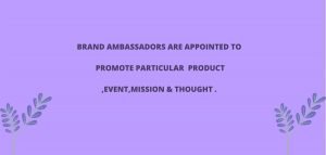 LIST OF BRAND AMBASSADORS IN INDIA