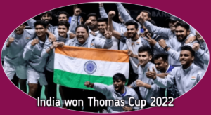 India won Thomas Cup 2022